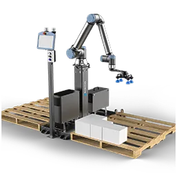 Solucion de paletizado con brazo robótico de universal robots